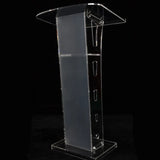 Acrylic Podium Plexiglass Pulpit School Church Lectern Modern Clear Thick Acrylic Podium Lectern Church Pulpit