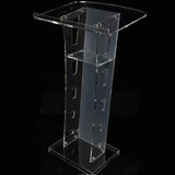 Acrylic Podium Plexiglass Pulpit School Church Lectern Modern Clear Thick Acrylic Podium Lectern Church Pulpit