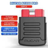 10PCS MUCAR BT200 / BT200 PRO OBD2 Auto Scanner car diagnostic tool code reader full system Oil/SAS maintainance 15 resets