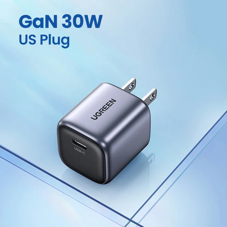 UGREEN 20W 30W GaN Charger PD Fast USB Type C Charger USB C PD3.0 QC3.0 Quick Charging For iPhone 15 14 13 Mobile Phone Charger