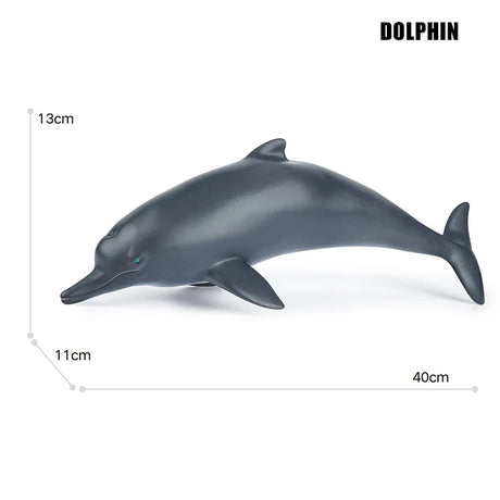 Big Marine Life Animals Humpback Dolphin Killer Blue Whale Shake Cachalot Model Action Figures Ocean Turtle Penguin Educat Toys