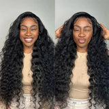 210% Density Loose Deep Wave Human Hair Lace Wigs 13x4 Hd Lace Frontal Wig 4x4 Closure Wig Natural Color Raw Brazilian Hair