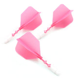 CUESOUL 929 New Launch ROST T19 Integrated Dart Shaft and Flights Big Wing Shape Ice Color-28/33mm