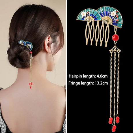 Hair Clip Vintage Chinese Style Hair Accessories for Women Popular Hair Catch Summer Accessories Hair Clips for Women Luxury