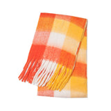 Luxury Cashmere Bright Solid Colors Women Scarf Winter Shawl and Wrap Bandana Pashmina Tassel Female Foulard Thick Blanket