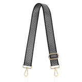 Adjustable Bag Strap Bag Part Accessories for Handbags Guitar Strap Wide Rainbow Shoulder Strap Replacement Purse Strap for Bag