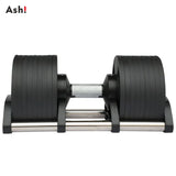 Adjustable Dumbbell Pair 2kg(5lb) or 4kg(9lb) Increase Max 45kg(100lb) Home Fitness OEM Dumbbells