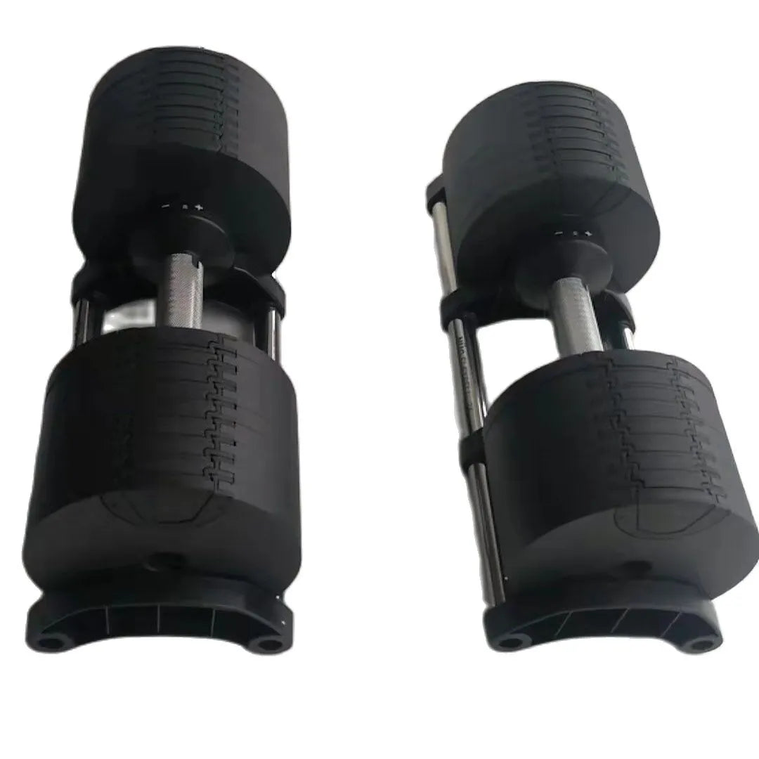 Adjustable Dumbbell Pair 2kg(5lb) or 4kg(9lb) Increase Max 45kg(100lb) Home Fitness OEM Dumbbells