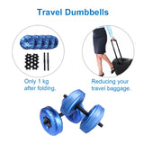 Adjustable Dumbbells Water Filled Weight Portable Workout Equipment for Body Building Strength Training Arm Muscle Fitness