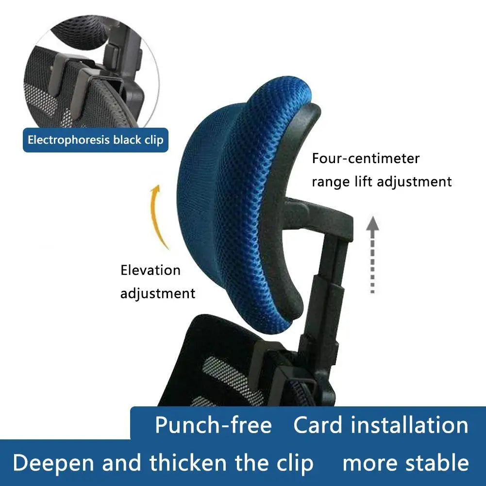 Adjustable Headrest for Office Chair Swivel Lifting Computer Chair Neck Protection Pillow Headrest for Chair Office Accessories