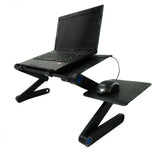 Adjustable Laptop Desk Ergonomic Portable TV Bed Lapdesk Tray PC Table Stand Notebook Table Sofa Desk Stand With Mouse Pad