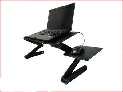 Adjustable Laptop Desk Ergonomic Portable TV Bed Lapdesk Tray PC Table Stand Notebook Table Sofa Desk Stand With Mouse Pad