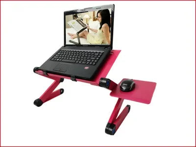 Adjustable Laptop Desk Ergonomic Portable TV Bed Lapdesk Tray PC Table Stand Notebook Table Sofa Desk Stand With Mouse Pad