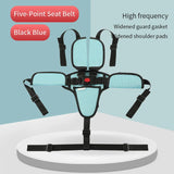 Adjustable five-point baby seat belt stroller stroller high chair dining chair child baby seat belt fixed belt seat belt