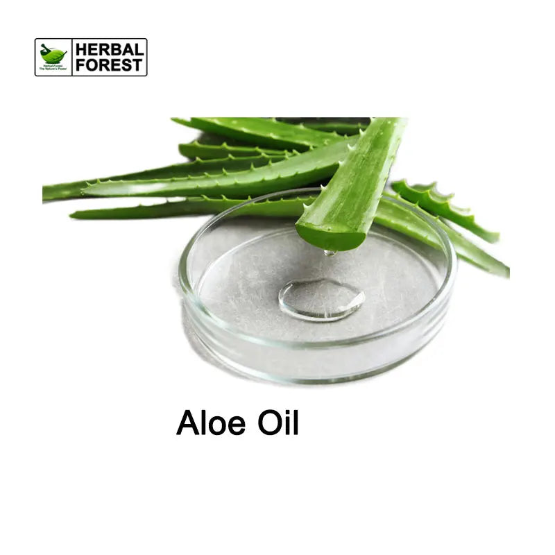 Natural Organic Aloe Vera Oil Aloe Glycerin Moisturizing Facial Hair Repair Dry Damaged Skin Removing Acne Base Oil Beauty Care