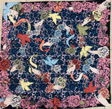 The new print pretty scarf handkerchief  （A variety of color patterns）