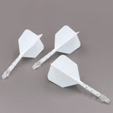 CUESOUL 929 New Launch ROST T19 Integrated Dart Shaft and Flights Big Wing Shape,Set of 3-White