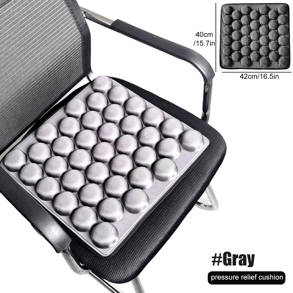 Air Cushion Portable Car Seat Office Chair Wheelchair Pad Anti Bedsore Orthopedics Pain Pressure Relief Cushion Camping Seat Mat