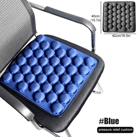 Air Cushion Portable Car Seat Office Chair Wheelchair Pad Anti Bedsore Orthopedics Pain Pressure Relief Cushion Camping Seat Mat