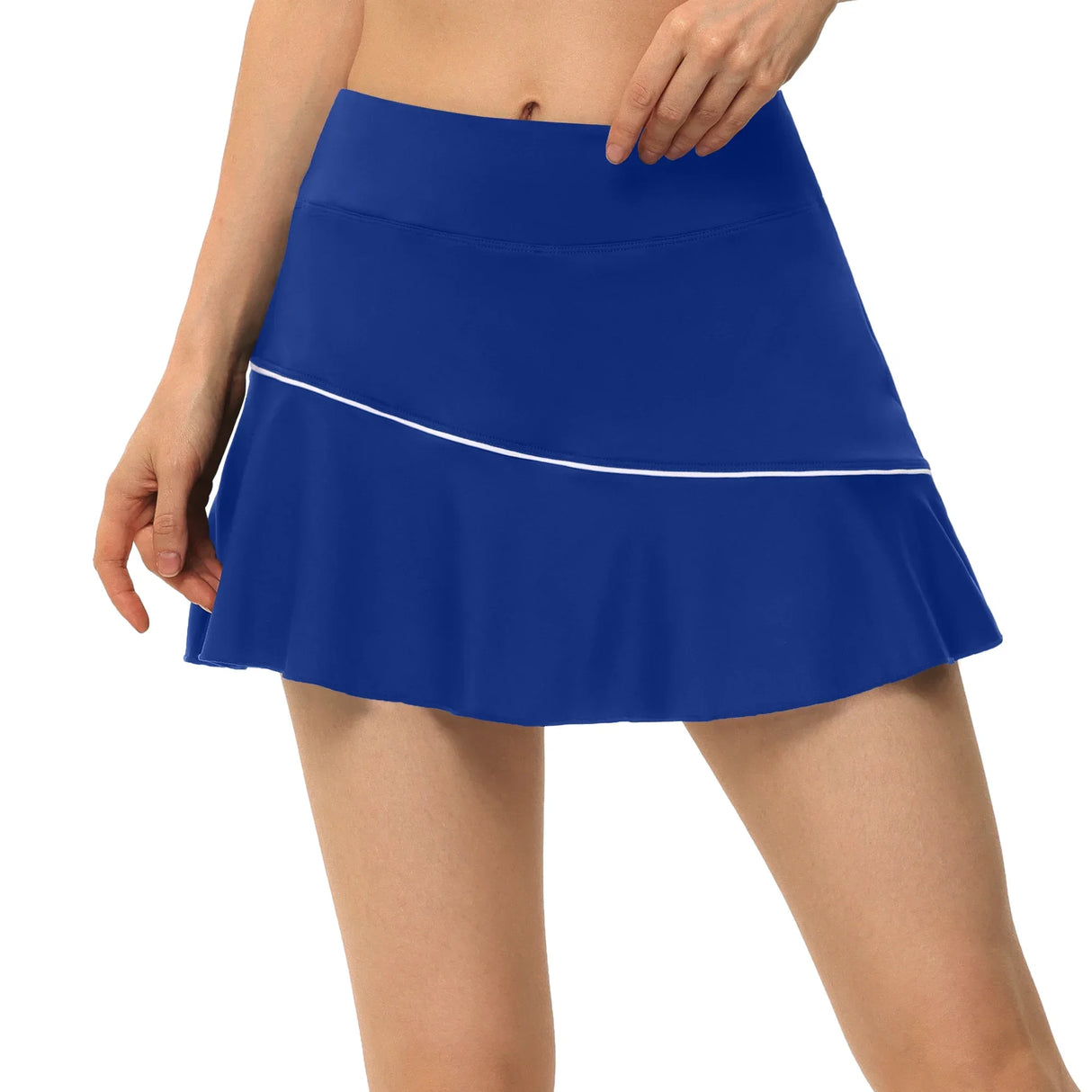 Allukasa Golf Sport Einfarbig Workout Volleyball S-5XL Tennis Running Skort Skirt Athletic Yoga2020 Athletisch Fitness Skirts