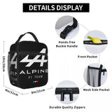 Alpine F1 Team Logo Insulated Lunch Bags Food Box Reusable Cooler Thermal Lunch Boxes