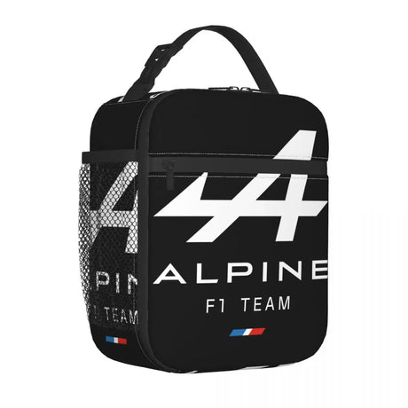 Alpine F1 Team Logo Insulated Lunch Bags Food Box Reusable Cooler Thermal Lunch Boxes