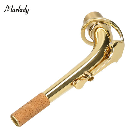 Alto Saxophone Neck Brass Bend Neck Sax Replacement Part Sax Accessory Woodwind Instrument With A Cork