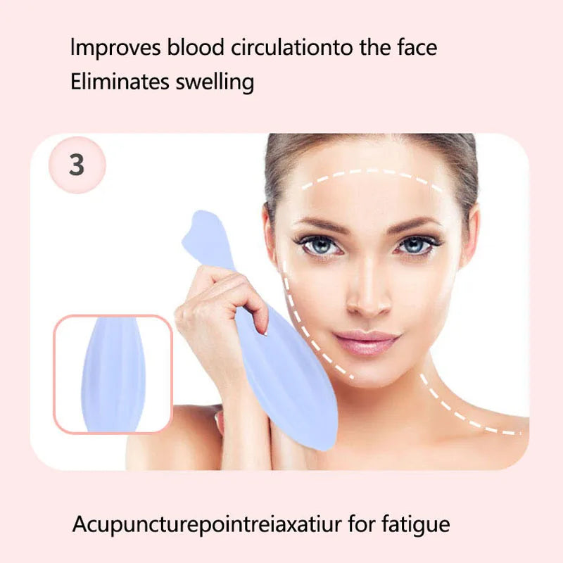 Alwafore Face Roller Silicone Face Massager for Face Body Facial Skin Lifting Wrinkle Remove Beauty SPA Care Tools