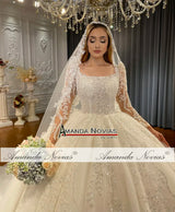 Amanda Novias Custom Order Size Wedding Dress NS4691