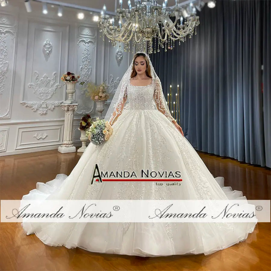 Amanda Novias Custom Order Size Wedding Dress NS4691