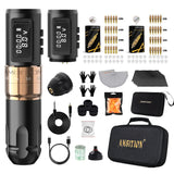 Ambition MARS-U Tattoo Machine Kit Wireless Battery Tattoo Pen Adjustable Stroke 2.2-4.2mm Professional Coreless Motor 1800mAh