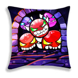 Angry Geometry Dash Print Pillow Case Cartoon Cushion Covers For Sofa Bed Home Decorative Pillow Covers Kids Pillowcases 45*45cm