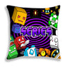 Angry Geometry Dash Print Pillow Case Cartoon Cushion Covers For Sofa Bed Home Decorative Pillow Covers Kids Pillowcases 45*45cm