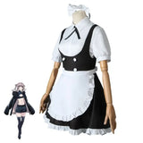 Anime CALL OF THE NIGHT Nanakusa Nazuna Cosplay Costume Aldult Unisex Cool Cloak Jacket Denture Wig Loli Maid Halloween Suit