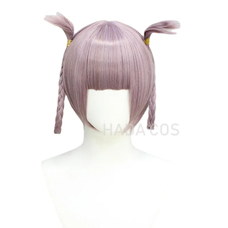 Anime Call of The Night Cosplay Wig Yofukashi No Uta Nanakusa Nazuna Cosplay Vampire Goth Twist Dark Pink Wig Halloween Party