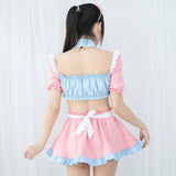 Anime Cute Maid Cosplay Costumes Women Skirt Maid Underwear Suit Apron Dress Sexy Erotic Kawaii Cafe Costume Halloween Clothing