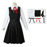 Anime  Gaun Kostum Chainsaw Man Cosplay Mitaka Asa Seragam JK School Uniform Women's Shirt Uniform Dress Halloween Party Set