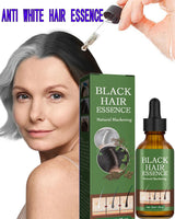 Anti Gray Hair Essence Hair Blackening Serum White Hair Treatment White To Black Hair Repair Care Nourish Scalp Anti Hair Loss