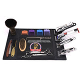 Anti-skid Magnetic Tray Silicone Storage Table Mat Heat Resistant Pad Salon Clippers Scissors Trimmers Holder Barbershop Tools