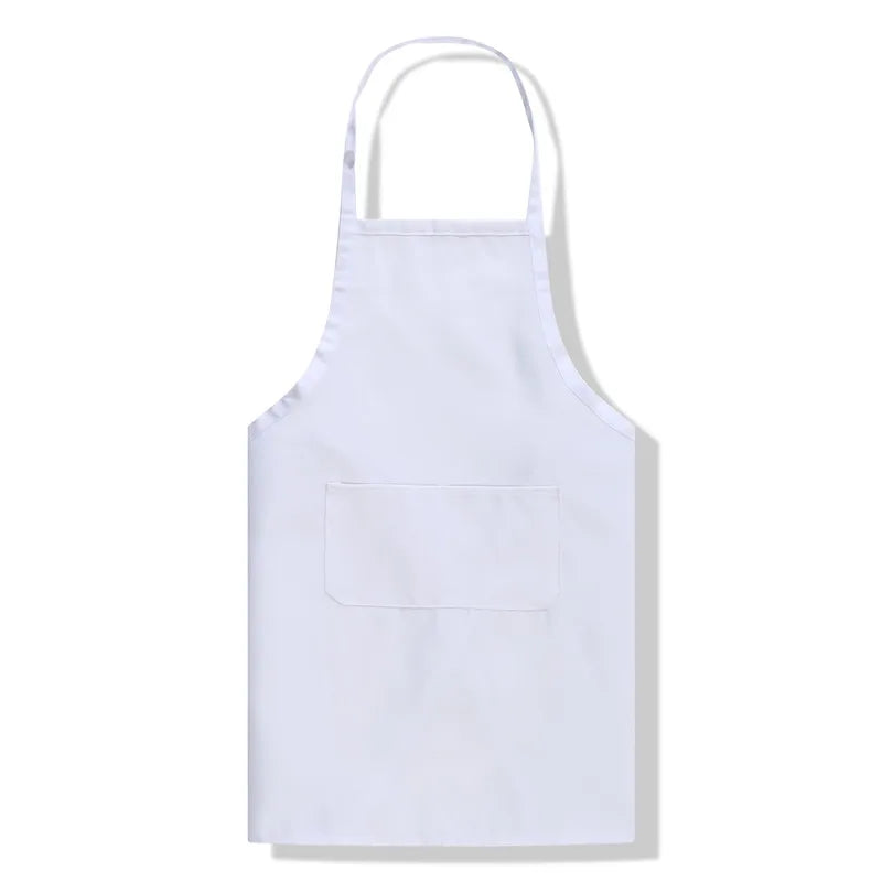 Aprons Custom Design Brand Logo Black Unisex Waiter Cooking Restaurant Pocket Printing Adjustable Hanging Neck Men for Woman