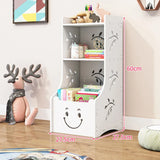 Assemble Children’s Bookshelf Environmental Book Shelf Stand Removable Storage Rack Holder Bookcase Furniture Organizer Shelf