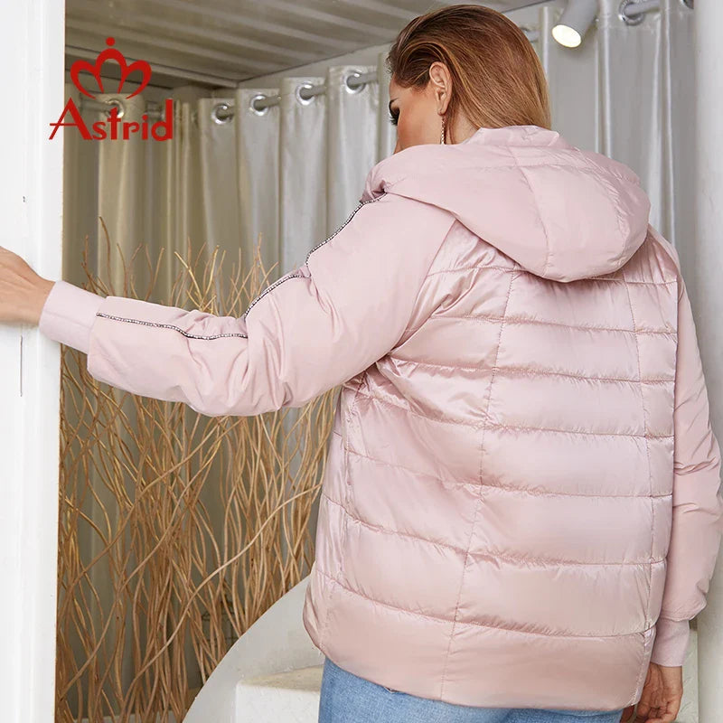 Astrid 2022 Autumn coat women Outwear trend Jacket Short Parkas Padded casual fashion female high quality Warm Plus size AM-8601