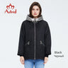 Astrid 2022 Spring Women's Jacket Young fashion Short women coat Plus Size high quality female Outwear Casual Hooded Thin cotton