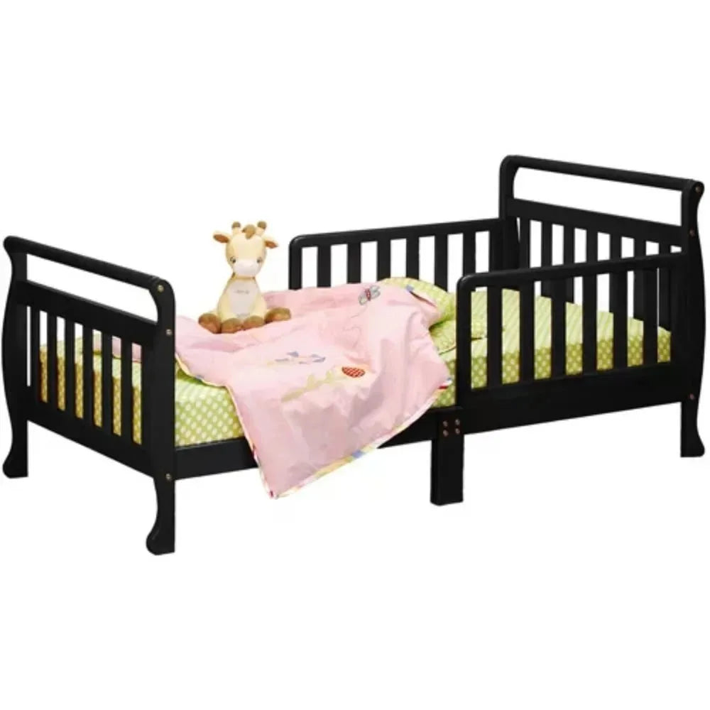 Athena Classic Sleigh Toddler Bed, Children Furniture,  Kids Bed