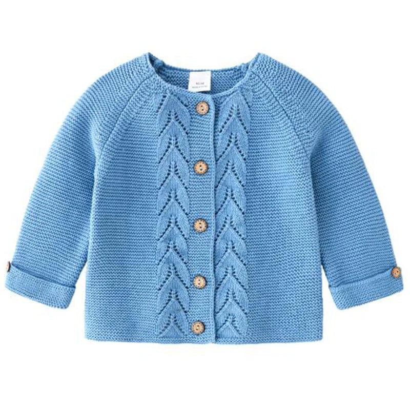 Autumn Girls Cardigan Spring Cotton Sweater Top Baby Girl Children Clothing Princess Girls Knitted Cardigan Sweater Kids Toddler