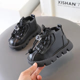 Autumn Spring Girls Boots Fashion Toddler Boy Shoes 1-6 Years Boys Sneakers Casual Shoes Non-slip