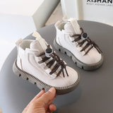 Autumn Spring Girls Boots Fashion Toddler Boy Shoes 1-6 Years Boys Sneakers Casual Shoes Non-slip