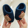 Autumn Winter Children‘s Fluffy Slippers Warm Plush Indoor House Shoes Non-Slip Soft Home Slippers for Boys Girls Floor Shoes슬리퍼