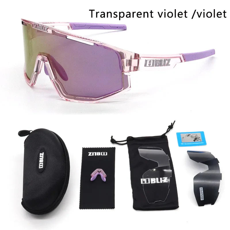 B BLIZ Fusion Cycling Glasses Eyewear Photochromic Bike Sunglasses Man Woman Polarized mtb Bike Mountain Bicycle Glasses Goggles