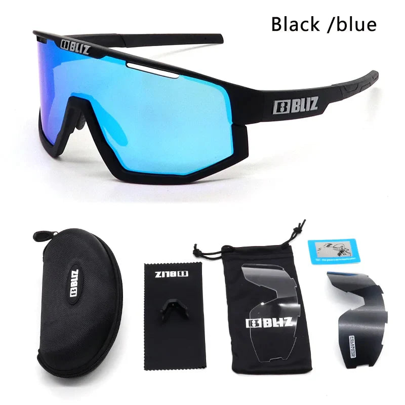 B BLIZ Fusion Cycling Glasses Eyewear Photochromic Bike Sunglasses Man Woman Polarized mtb Bike Mountain Bicycle Glasses Goggles